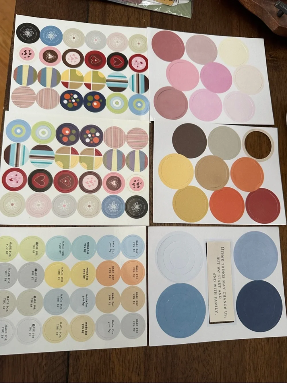Scrap book- Sticker and Card Embellishment Pack -